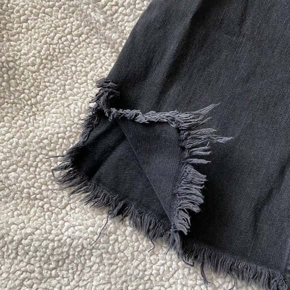 Free People We The Free Vintage Flare Jeans with Raw Hems Size 31 - Picture 8 of 8